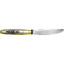 Серебряный десертный нож с черневым узором и позолотой Астра 40030031А04
